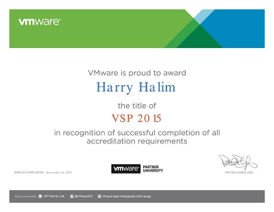 Vm Ware Certificate